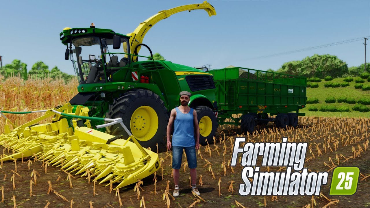 FS25. ЗАГОТАВЛИВАЕМ  СИЛОС НА ФЕРМЕ. НОВАЯ ТЕХНИКА