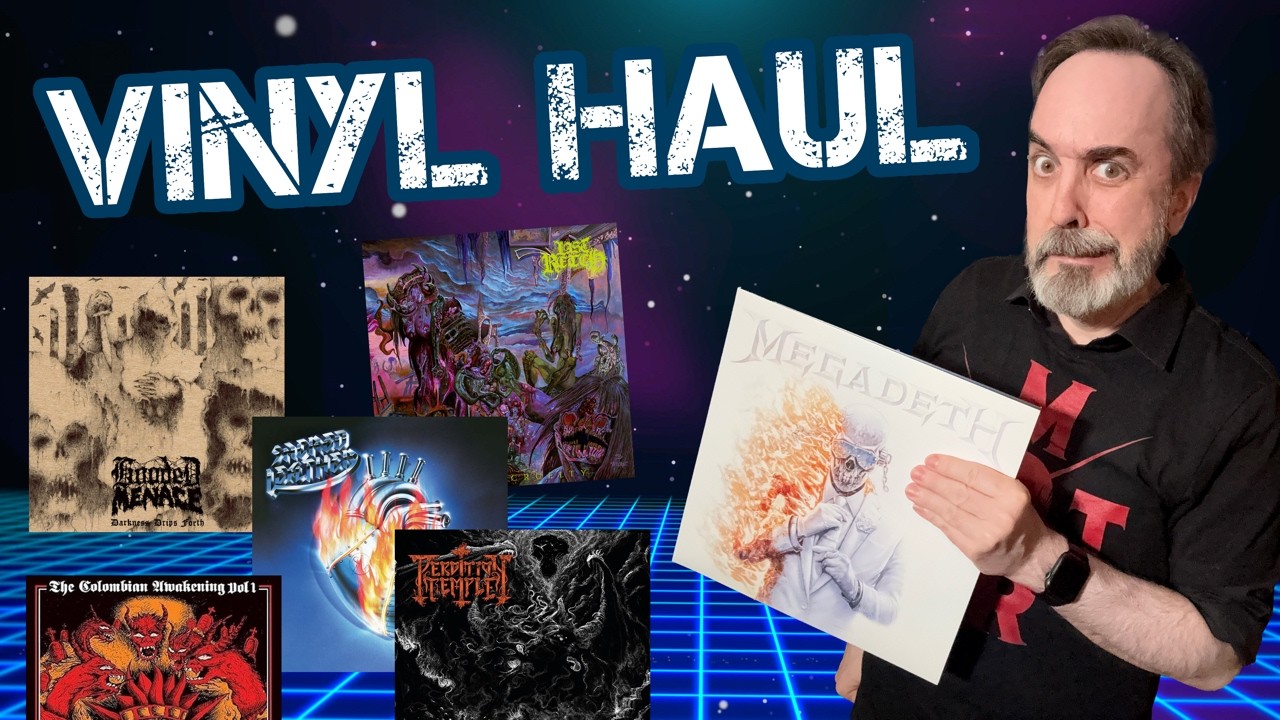 Виниловая коллекция № 68: Megadeth, Perdition Temple, Last Retch, Sacred Leather и Hooded Menace.
