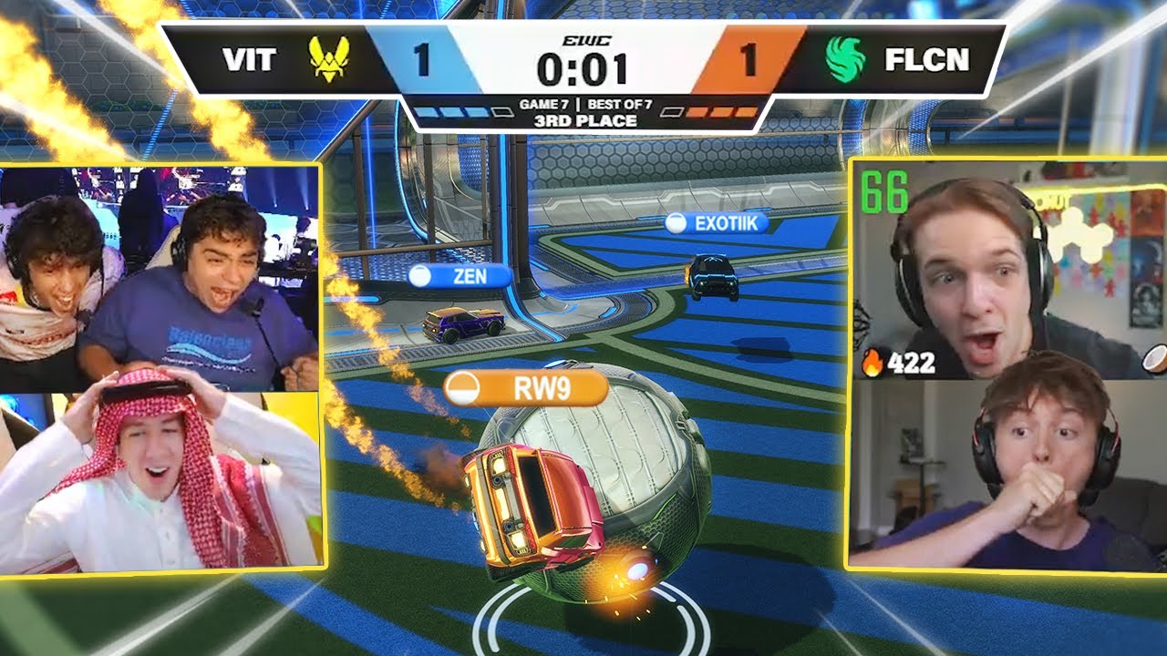 Streamers React To GREATEST MOMENTS ESPORTS WORLD CUP 2025! Insane Rocket League Pro Plays!