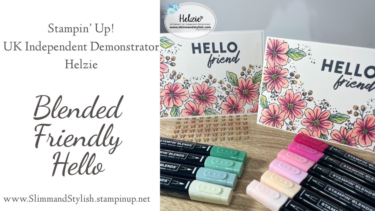 Stampin' Up! Sale-a-Bration Saturday Blended Friendly Hello
