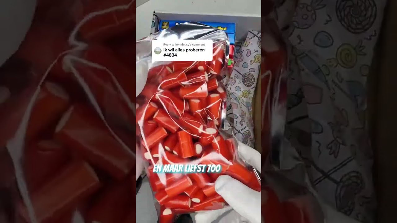 Alles proberen gaat wel lukken met deze giga bestelling 🥵🍭 #mikeandike #amerikaans #snoep #bestel