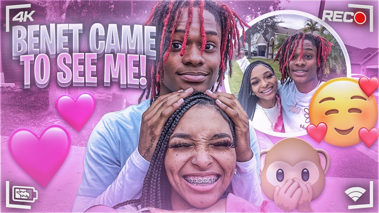 @benetnicolee CAME TO SEE ME🥰 AND SHE KISSED ME😱| NUNU