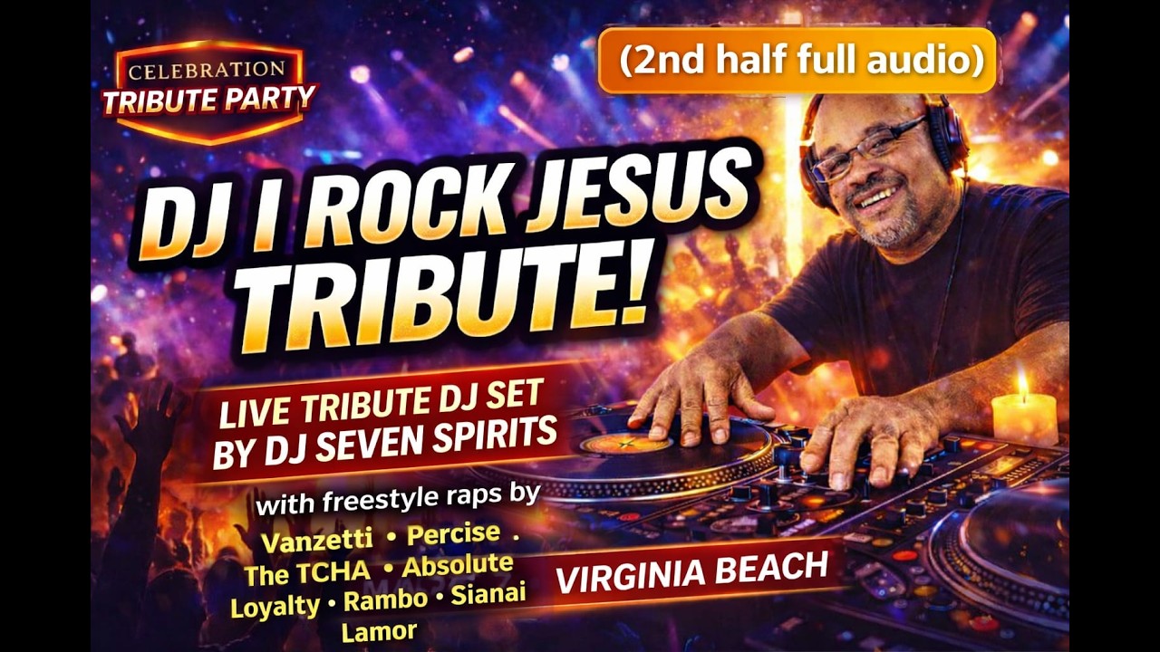DJ I Rock Jesus Tribute Party (2nd Half Full Audio) // DJ Seven Spirits Live DJ Set