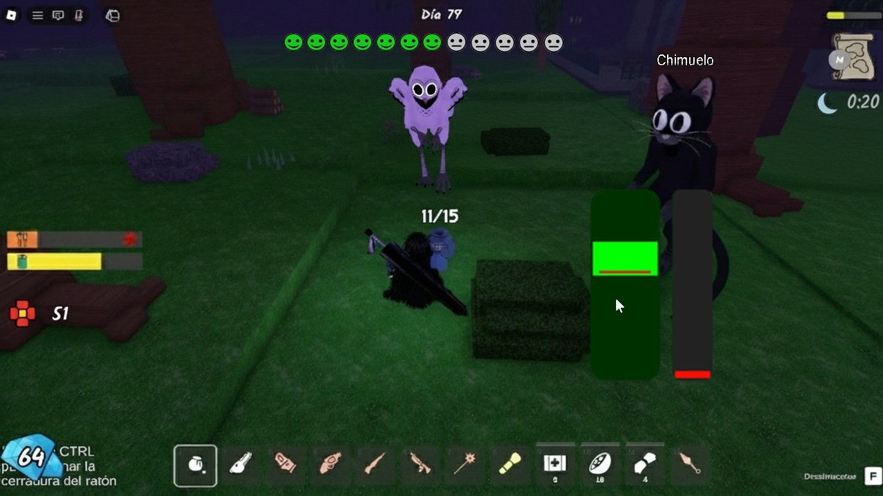 Can I Tame The CAT and The OWL in 99 Nights in the Forest ROBLOX