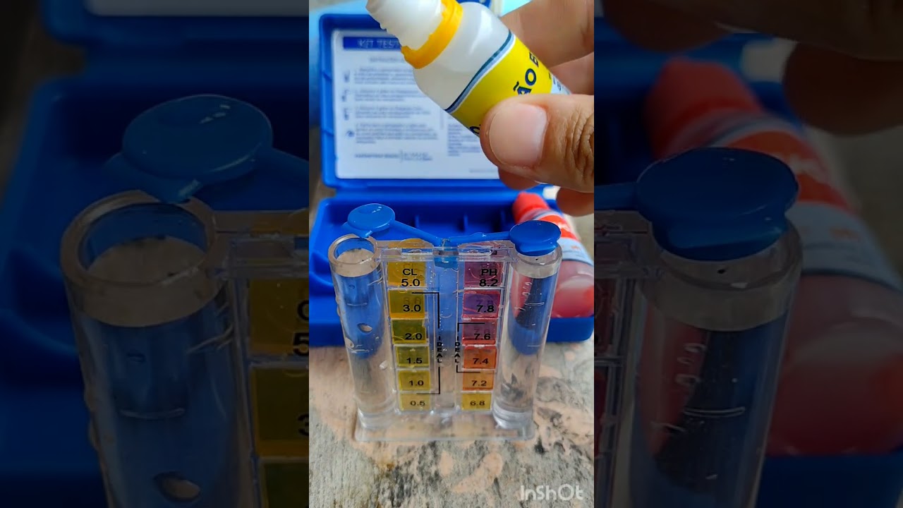 Como medir o cloro e ph da piscina 