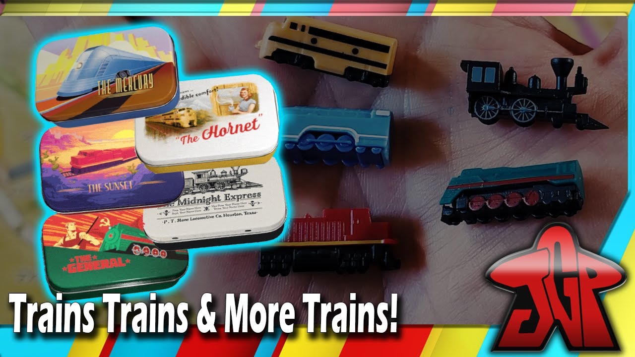 Deluxe Board Game Train Sets from The Little Plastic Train Company unboxing