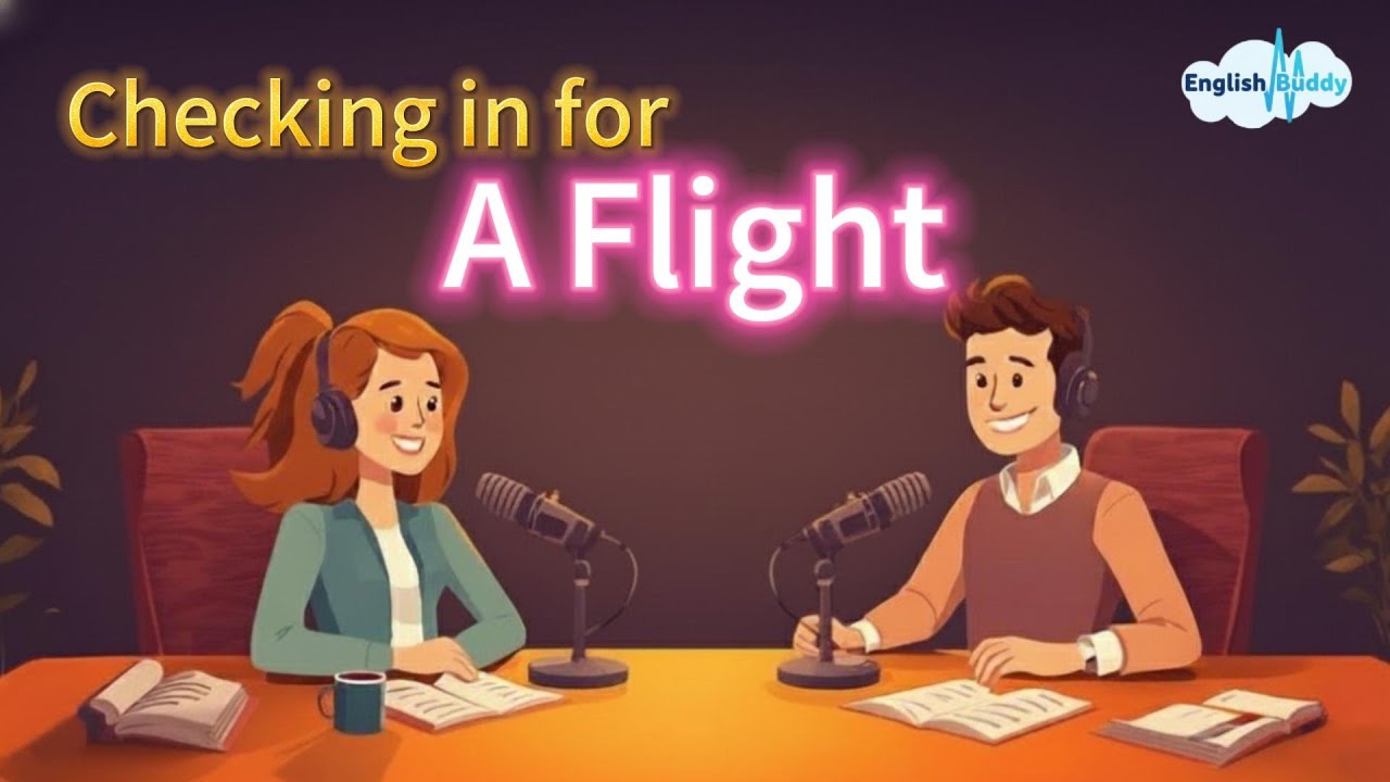 ✈️ Airport Check-in English Conversation | English Speaking Conversation | Learn English Podcast