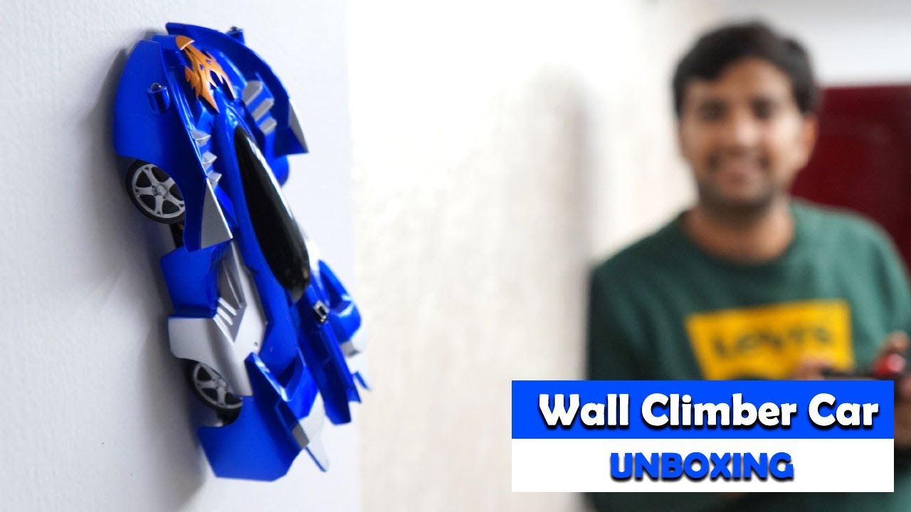 Remote Controlled Wall Climbing Car Unboxing