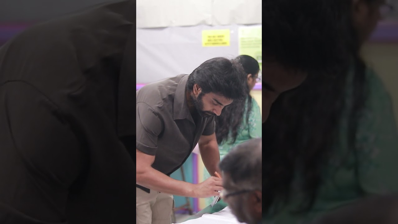 Actor Atharva Casts Vote | TN Elections 2026