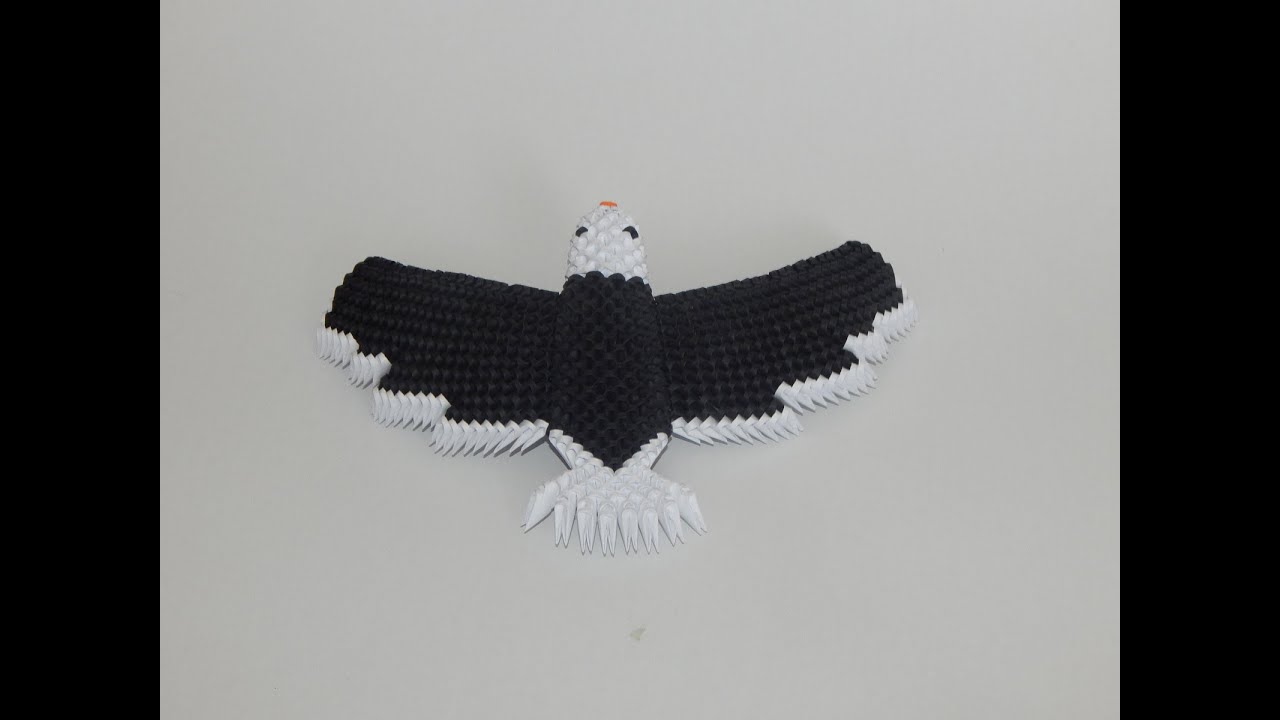How to make 3d Origami Eagle part1