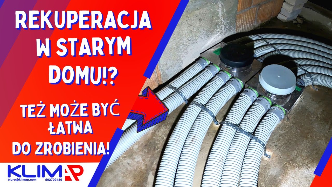 REKUPERACJA W STARYM DOMU - też może być łatwa do zrobienia!