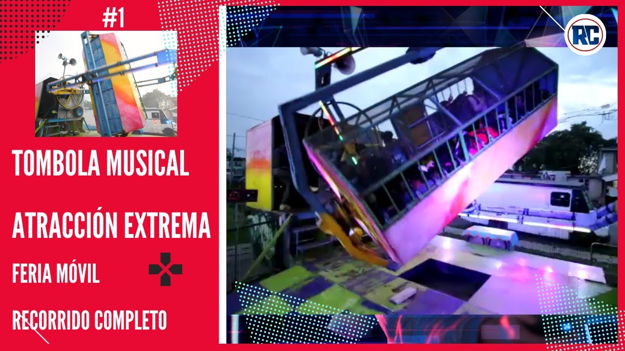 Esta ATRACCIÓN EXTREMA te hará gritar demasiado fuerte | TÓMBOLA MUSICAL | Feria Cuautitlan Izcalli