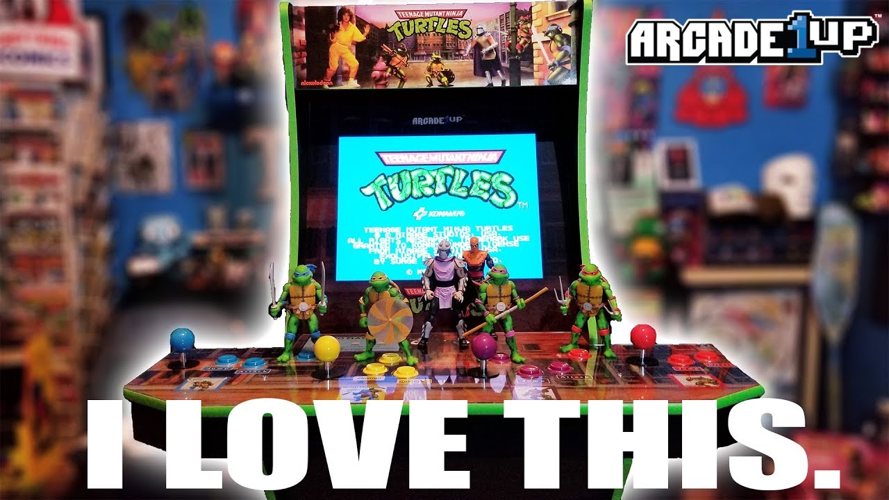 Teenage Mutant Ninja Turtles Arcade 1Up - TMNT Turtles in Time - I LOVE THIS!