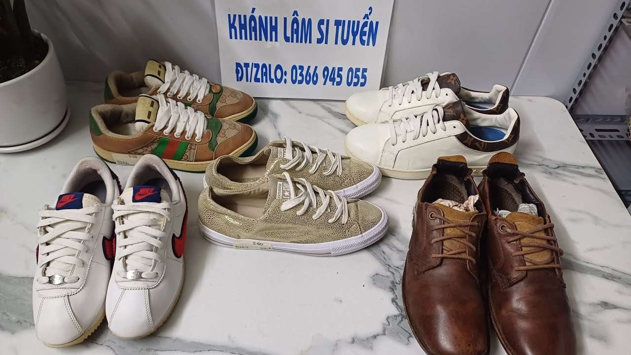 24/2 giày si hiệu LV,Gucci, Cat,Nike,Adidas,converse,puma...Lh:0366945055
