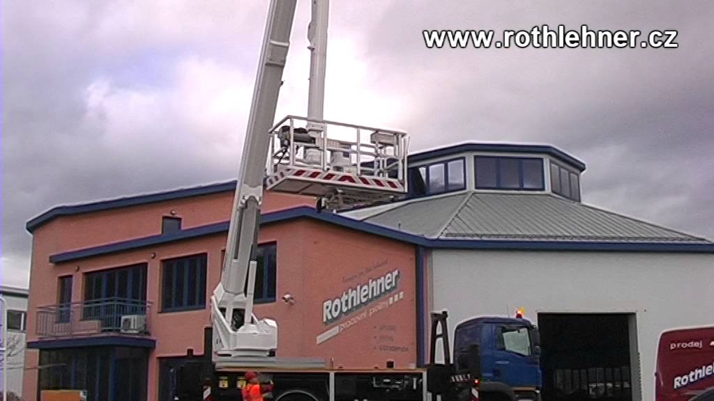 Pracovní plošina, nástavba Bronto S38XDT, podvozek MAN