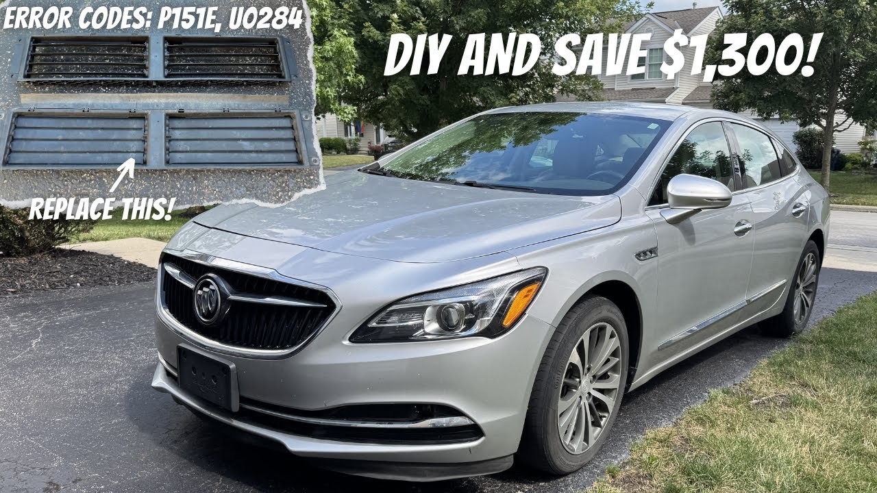 How to Replace Buick Lacrosse, Chevy Malibu Active Grille Shutter (Error Code P151E, U0284)