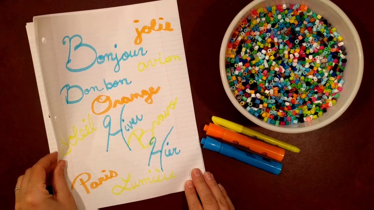 Tingly Bead, Highlighter & Paper Sounds [no voice]