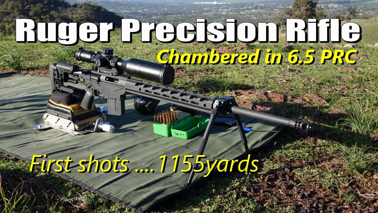 Ruger Precision Rifle in 6.5PRC, first shots