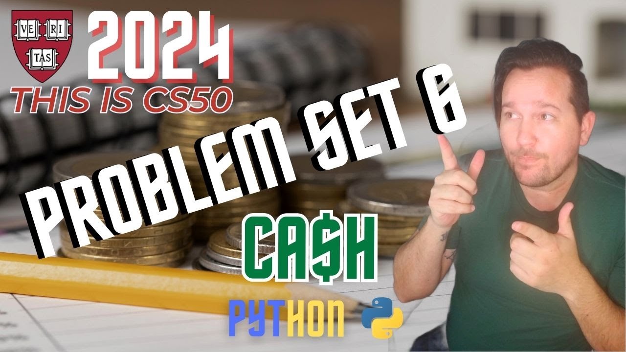 CS50 Cash.py - Problem Set 6 - Cash Python Solution 2024. (Beginners Guide)