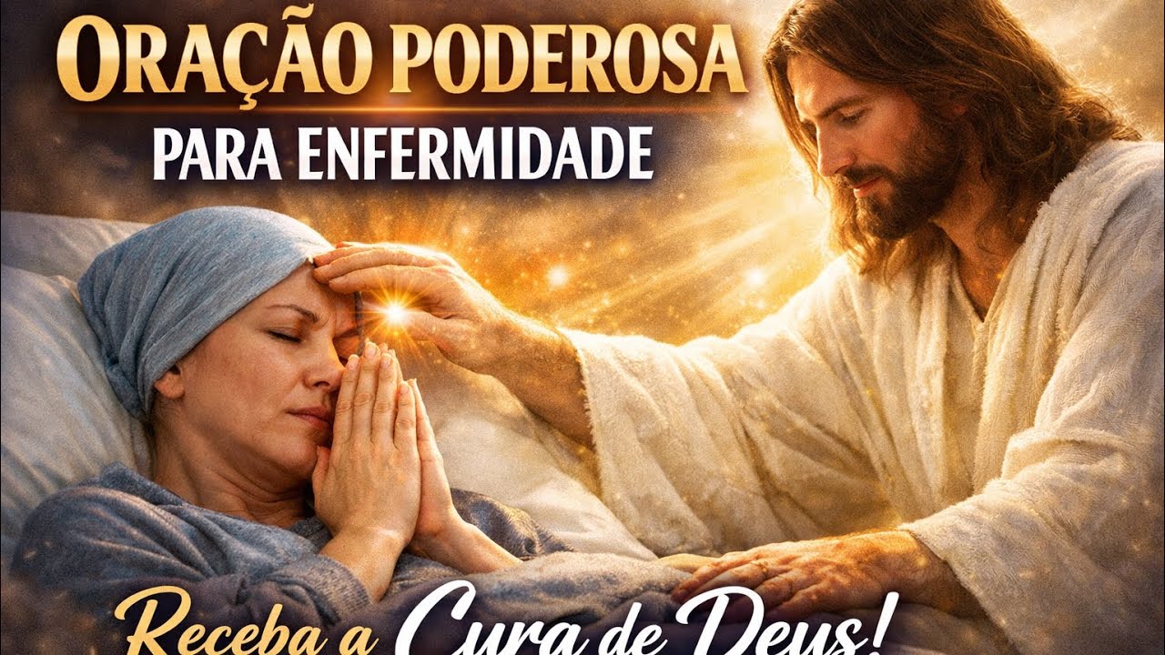 ORAÇÃO PODEROSA PARA ENFERMIDADE | Cura Divina, Paz e Restauração em Cristo Jesus. 