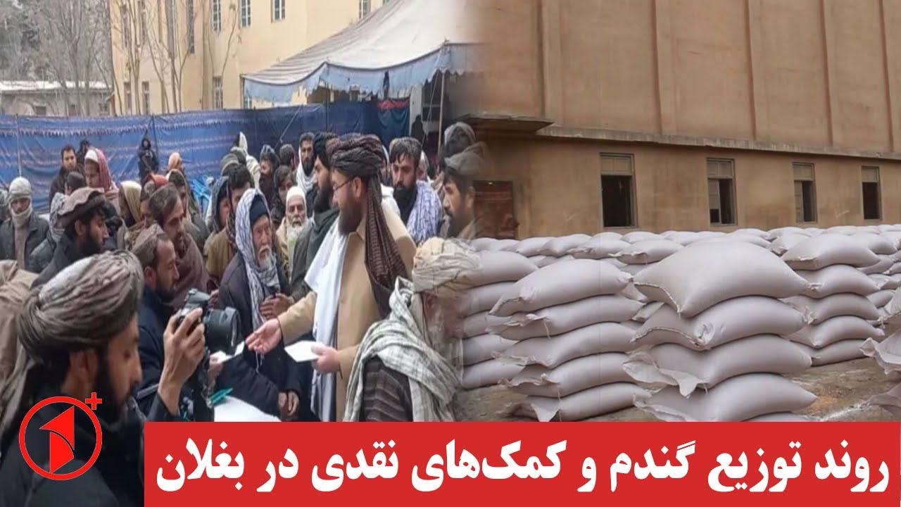 آغاز روند توزیع گندم وکمک‌های نقدی برای مهاجران افغان در ولایت بغلان