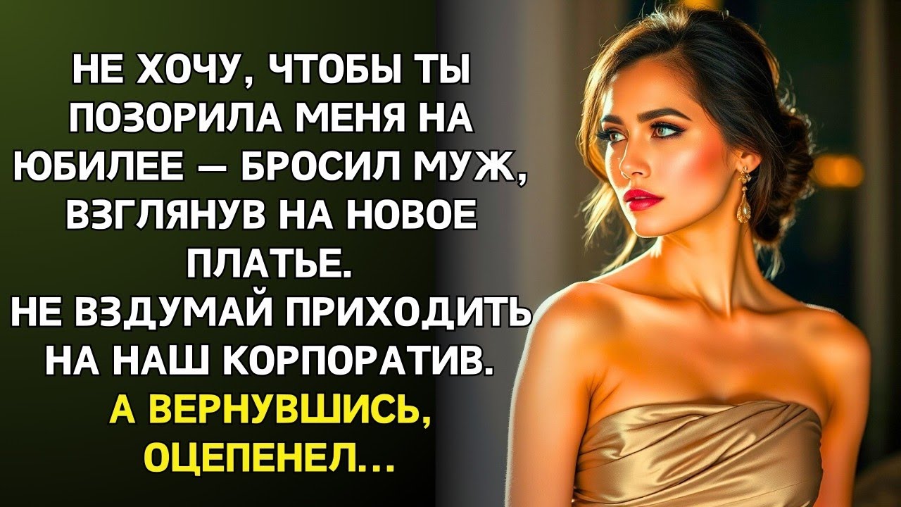 «Не старовата ли ты для такого платья?» собираясь на корпоратив, насмехался муж. А вернувшись…