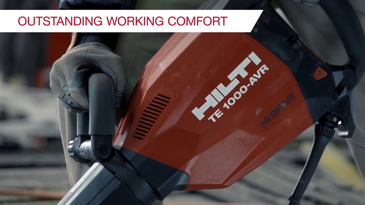 Hilti TE 1000-AVR Concrete Breaker | Break with better safety & productivity