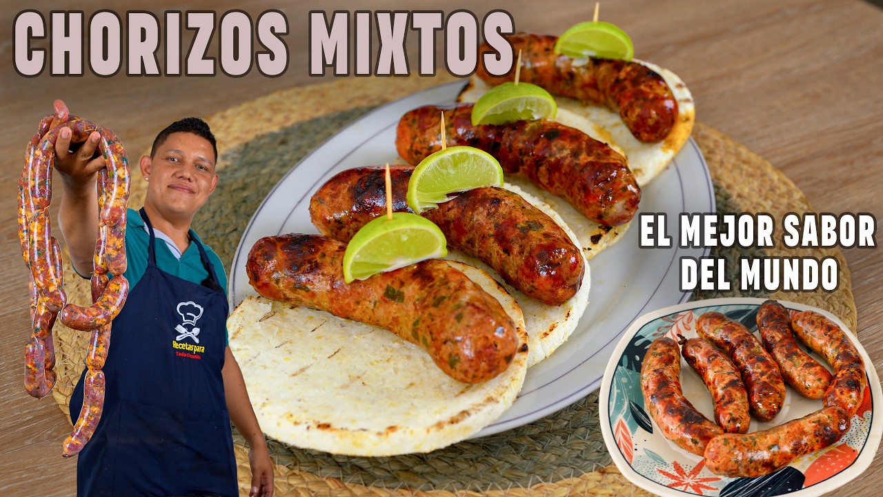 Chorizo mixto | El mejor chorizo del mundo | Como preparar chorizo mixto | Como hacer chorizo mixto