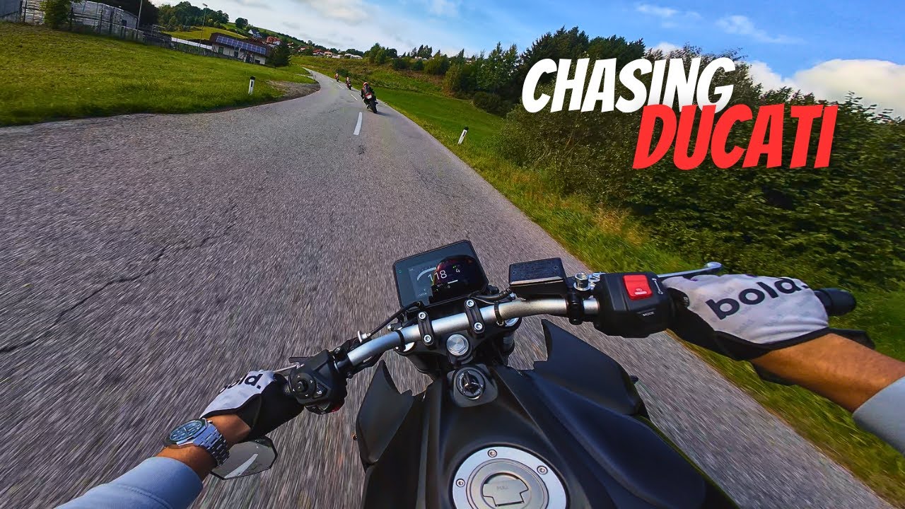 Chasing 3 Ducati Superbikes on My Yamaha MT 07 | Pure Sound 4K