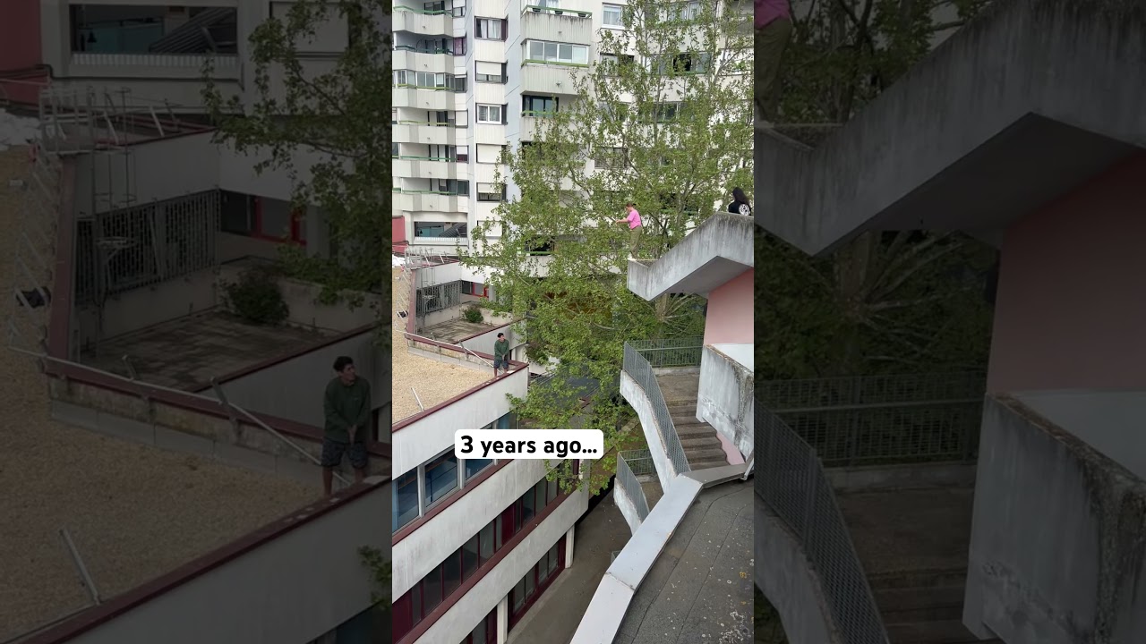 First female to jump the Iconic ManPower Gap #parkour #parkourgirl #redbull #girlpower