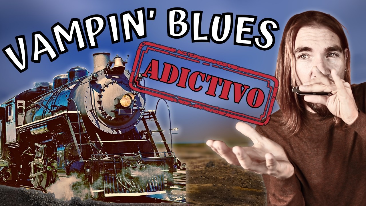 BLUES VAMP ADICTIVO EN ARMÓNICA DO (C) | SOLO 3 CELDAS | PASO A PASO