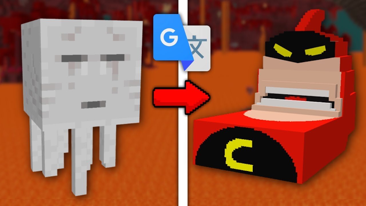 Ich Google &Uuml;bersetze Minecraft Mobs 3000x ...