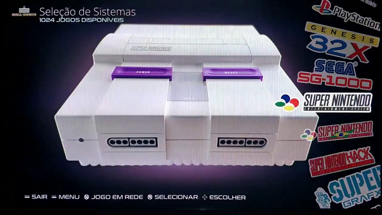 Apresenta&ccedil;&atilde;o Mini Console Old School by Bill Games