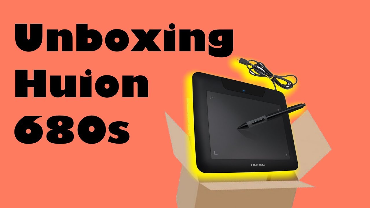 My First Ever Graphics Pad!! | Unboxing the Huion 680S