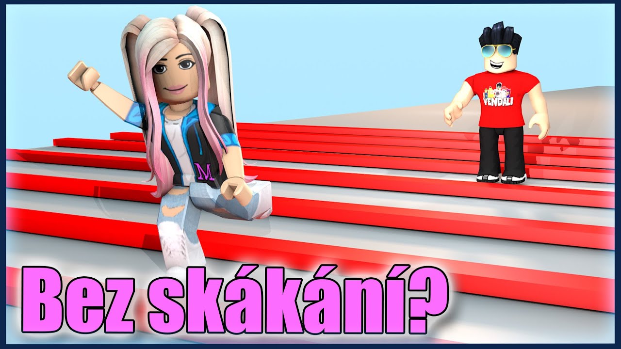 OBBY, ALE NESMÍME S VENDOU SKÁKAT!😨 Roblox No Jumping Difficulty Obby w/@VendaliRoblox