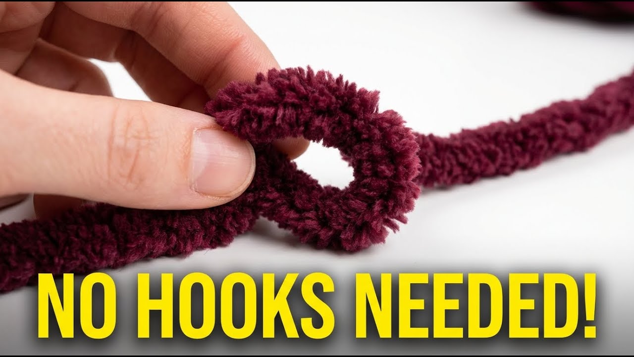 EZ Finger Knit Ripple Blanket | BEGINNER | The Crochet Crowd