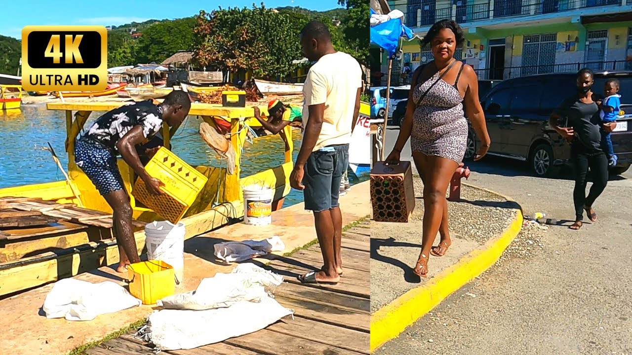 MUST WATCH White House Town OLD FISHING VILLAGE RAW FOOTAGE Westmoreland Jamaica Tour .