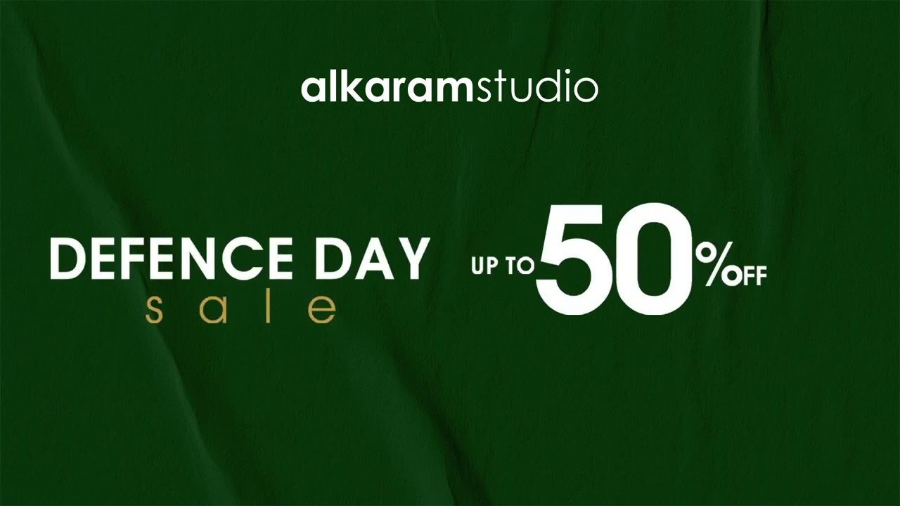 Alkaram Studio  - Defence Day Sale - Upto 50% Off