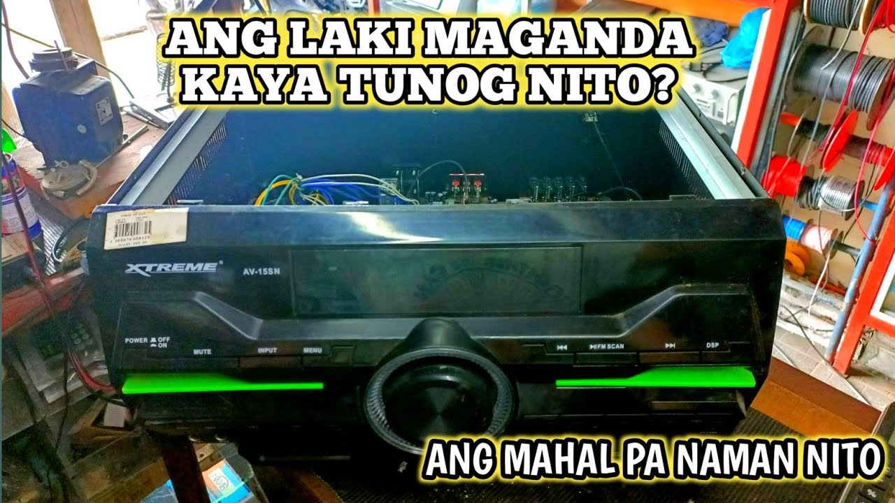 XTREME AV-155N totally no sounds may sunog na kasi