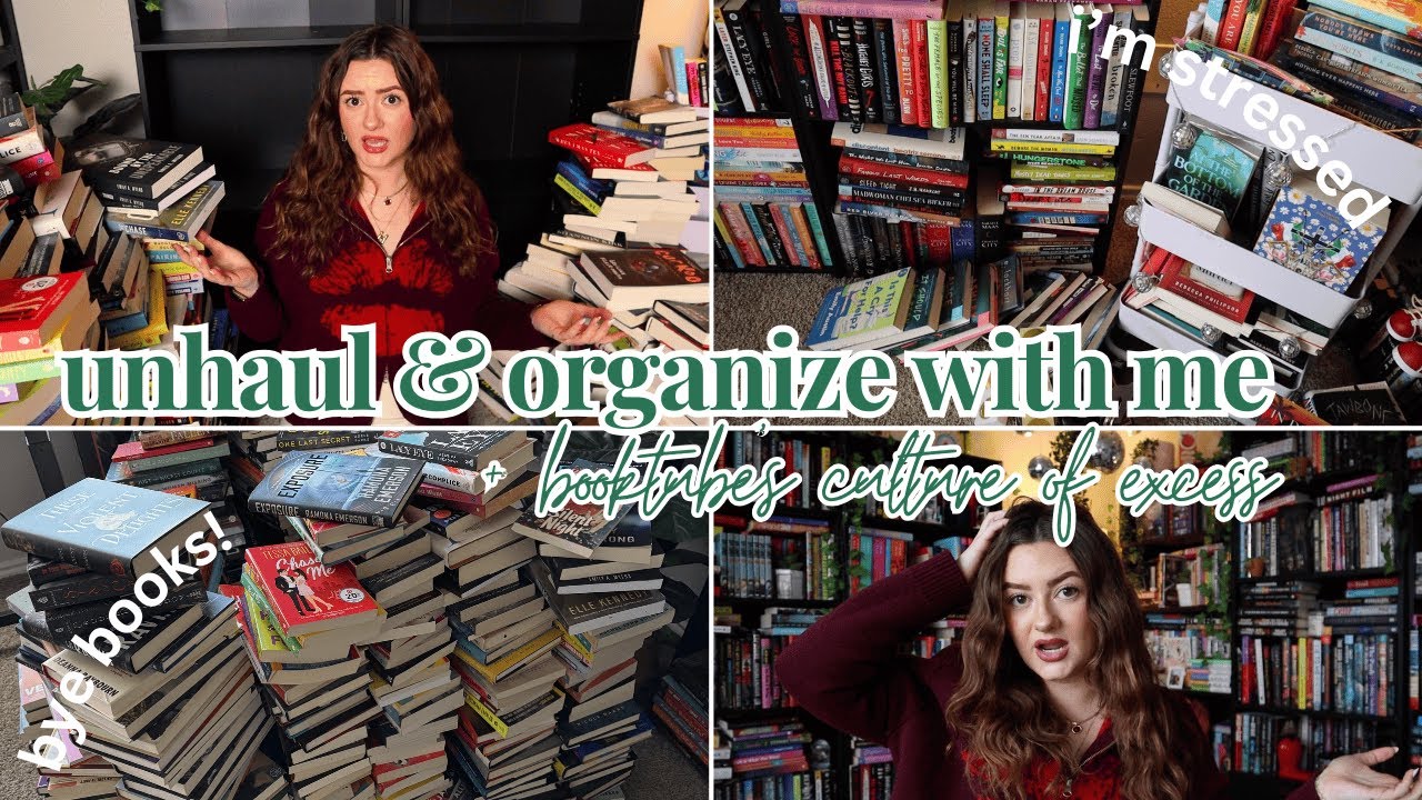 i'm unhauling 500 books because overconsumption on booktube is crazy. i finally woke up.