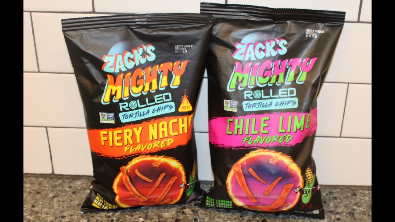 Zack&rsquo;s Mighty Rolled Tortilla Chips: Fiery Nacho & Chile Lime Review