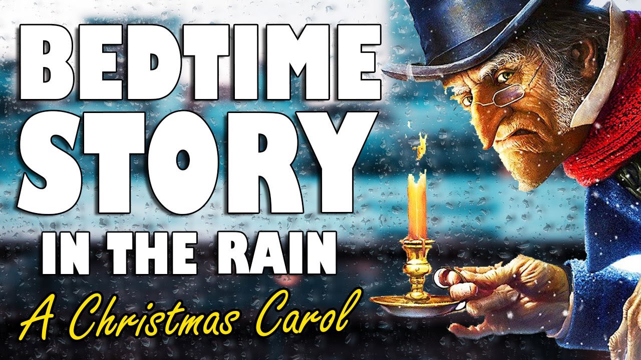 A Christmas Carol (Complete Audiobook with rain sounds) | Relaxing ASMR Bedtime Story (Male Voice)