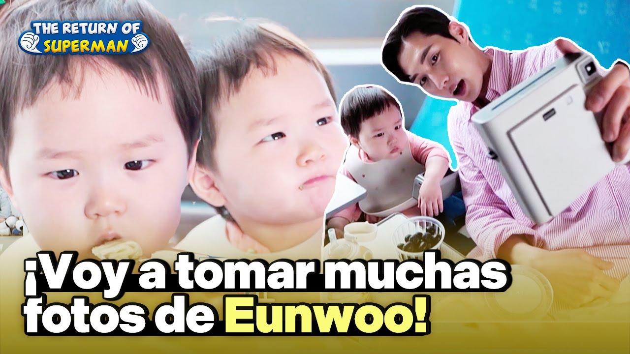 [ESP SUB] Eunwoo💙 Viajando en KTX y tomando fotos con papá 📸 | The Return of Superman | KBS 23.05.14