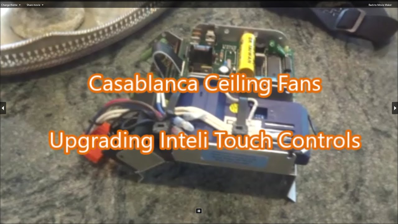 Потолочные вентиляторы Casablanca. Модернизация старого сенсорного управления Intel.