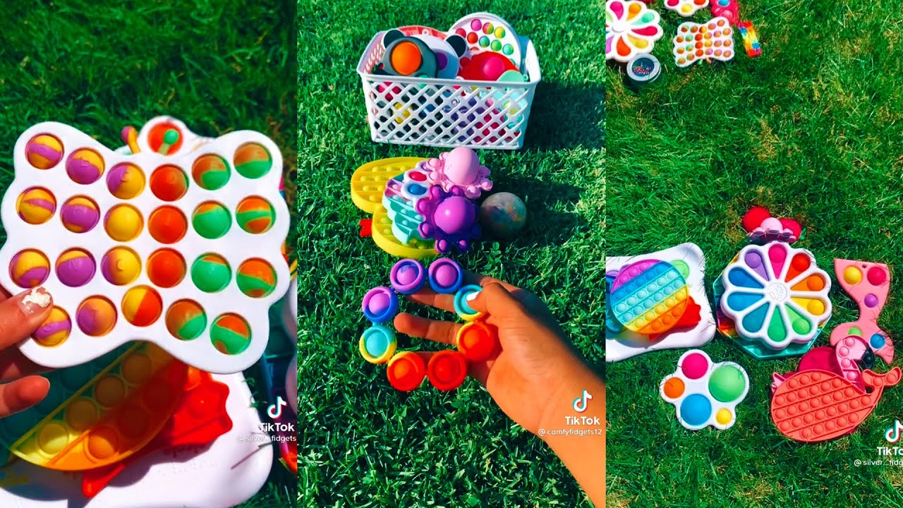 Organizing & Trading Fidget Toys Haul TikTok Compilation 116