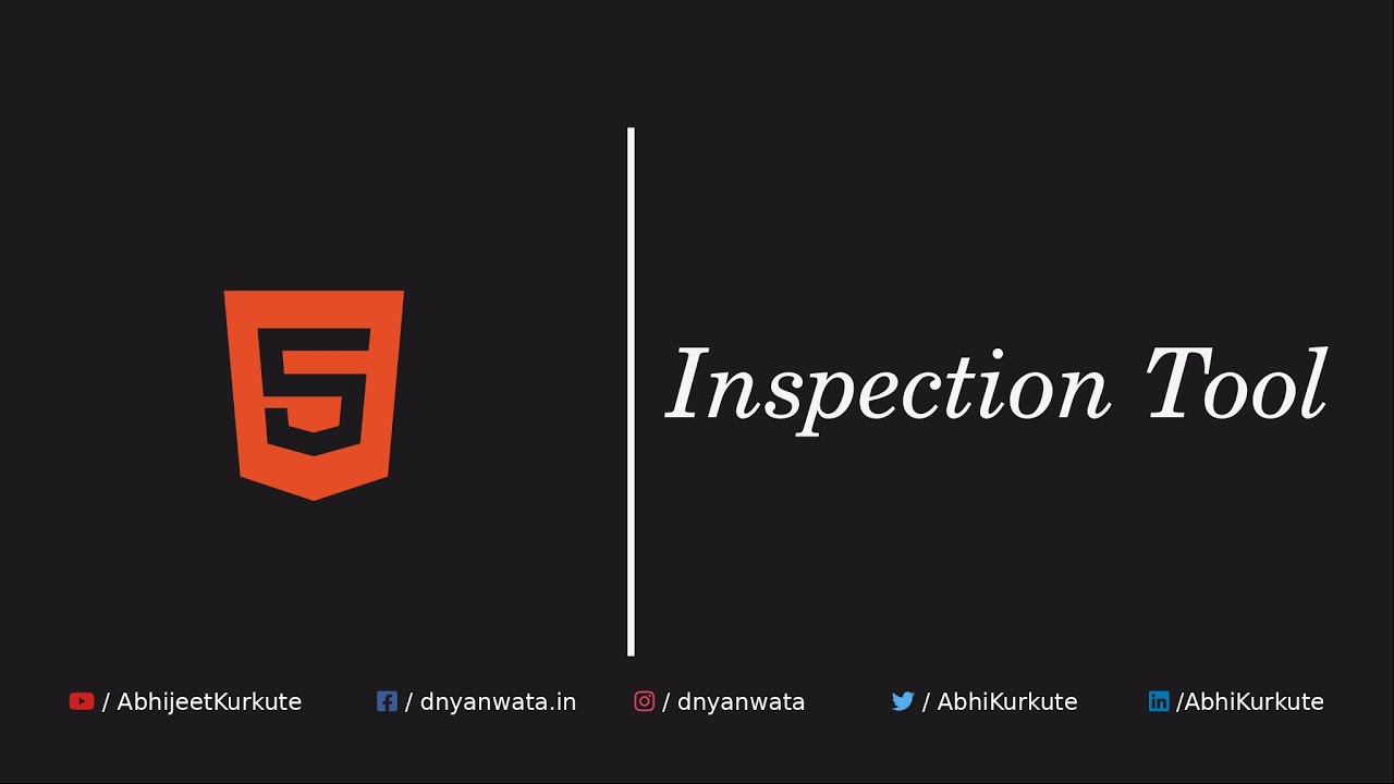 #9 Inspection Tool : HTML Tutorial for Beginners in Marathi