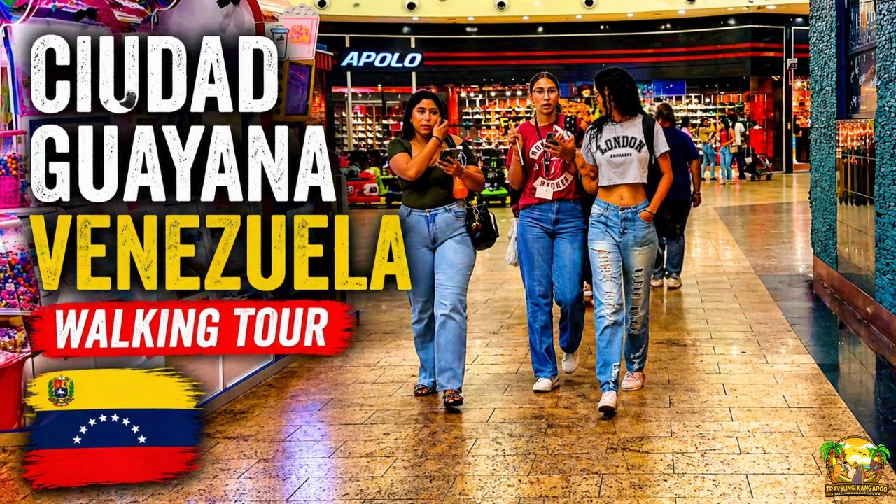 Walking Tour Ciudad Guayana Venezuela in 4k |  Orinokia Mall Center
