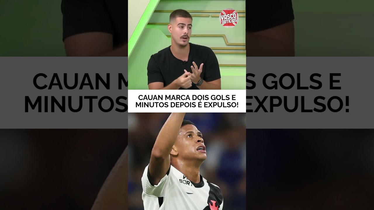 Expuls&atilde;o pol&ecirc;mica de Cauan contra o Cruzeiro divide opini&atilde;o na torcida! ⚽⚽⚽ #vasco #futebol