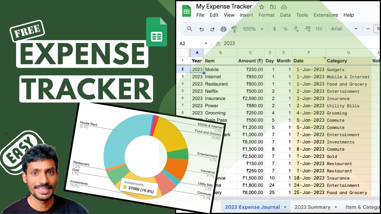 How To Track Your Expenses | EASY & FREE Expense tracker