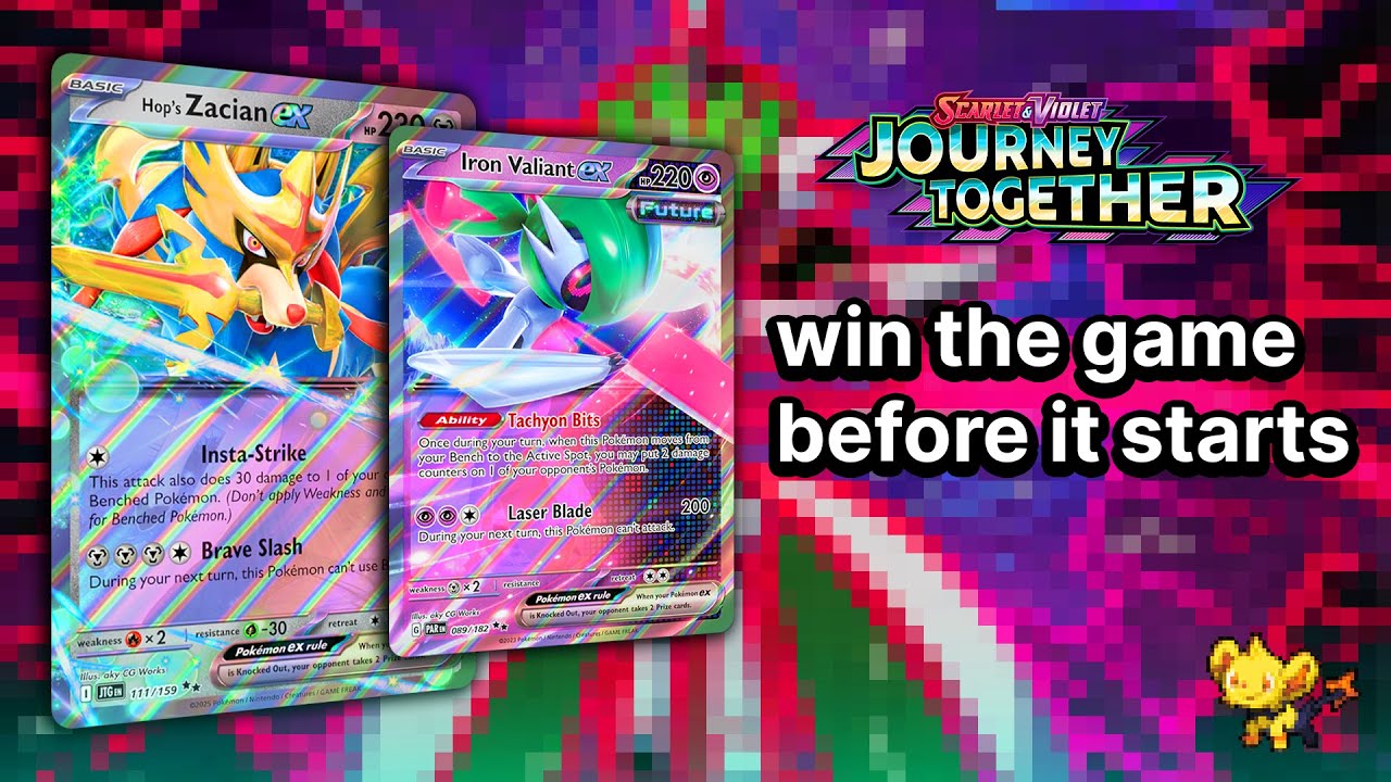 iron valiant ex helps hop's zacian ex finish the job